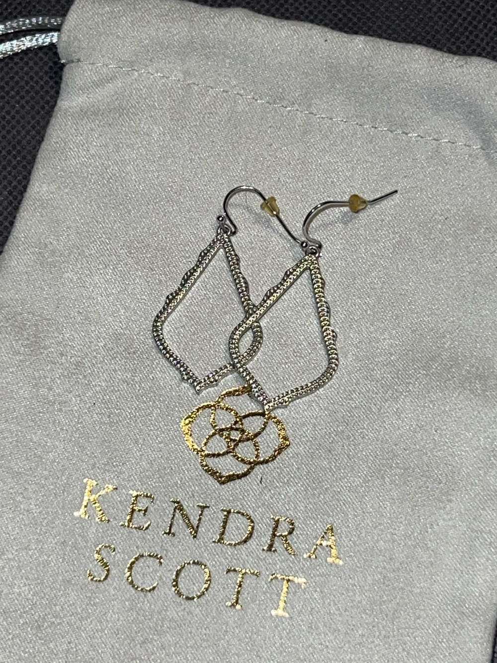 Kendra Scott Sophia Drop Earrings in Silver Rhodium